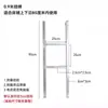 Nueva Escalera para Litera de Dormitorio Modelo Nuevo, Escalera Colgante para Dormitorio, Escalera de Escalada para Cama con Estructura de Hierro Galvanizado, Escalera con Reposapiés Metálico para Literas