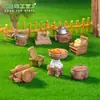 Muebles pequeños creativos, de estilo vintage, retro, paisajismo para casas de muñecas, accesorios decorativos DIY, adornos para paisajes en miniatura