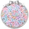 Contas de ábaco mineral fosco de vidro contas soltas pulseira DIY colar joias feitas à mão contas de arroz chatas acessórios com contas