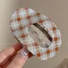 Elegante pinza grande plana para el cabello, pinza de garra de abulón, pinza plana de pico de pato para peinar el cabello, cómoda de llevar, nuevo pinza para el cabello 2026
