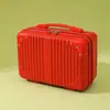 Maleta Retro Pequeña de 14 pulgadas Mini Estuche Cosmético Souvenir Maleta de 16 pulgadas Almacenamiento Contraseña Estuche de Cabina