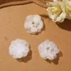 Macaron de color caramelo, malla con cuentas, lirio del valle, aplique de flor tridimensional, accesorios de decoración para ropa DIY, Hanfu y tocados