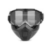 Máscara de solda montada na cabeça Harley, anti-reflexo, proteção ocular, máscara protetora à prova de vento para pilotagem e off-road, balaclava de solda destacável
