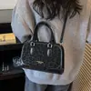 Bolso Retro con Estampado de Leopardo para Otoño e Invierno para Mujer 2025 Nuevo Bolso Bandolera Cuadrado Pequeño Versátil de Alta Gama Bolso de Hombro Cruzado de Moda
