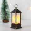 Decoraciones Navideñas Lámpara de Viento Pequeña Lámpara de Vela Luz Nocturna Electrónica de Muñeco de Nieve Regalo de Navidad Adornos de Escritorio