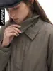 Chaqueta de Polar con Parches de Hilo Estilo Old Money para Hombre Jie Zhan 26 Otoño/Invierno Nuevo Retro Engrosada Cálida con Cremallera