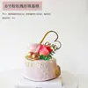 Nuevo Modelo Falso de Pastel de Cumpleaños de Múltiples Capas, Decoración de Boda con Flores Artificiales, Exhibidor de Plástico para Ventana