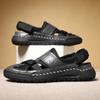 Explosiones transfronterizas de comercio exterior, sandalias y zapatillas de pedal Baotou, verano 2024, nuevos zapatos de playa casuales transpirables para hombres