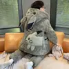 Pijama de Franela de Invierno para Niños, Conjunto Grueso de Coral Fleece Acolchado de Algodón para Hogar para Niñas y Bebés