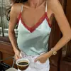 Nuevo Top Francés de Encaje con Cordones, Escote Bajo, para Mujer con Dobladillo Irregular, Camisola Exterior de Puro Deseo 2026