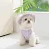 Ropa Hippie para Perros Mascotas Chaleco Floral Festivo Pastoral Ropa Transpirable para Perros Pequeños Teddy Bichon Primavera y Verano