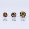 Bola de Flor de Strass Feita à Mão DIY Acessórios de Joalheria Pulseira Bola de Flor de Strass Contas Espaçadoras de Strass Artesanato Contas Redondas Acessórios de Contas Soltas