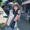 Bufanda floral bohemia vintage de Yunnan, Dali, Xinjiang, chal de estilo étnico para mujer, adecuado para otoño e invierno