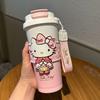 Copo Térmico Sanrio Kulomi Copo de Acompanhamento de Café de Alto Valor para Meninas Copo de Bebida Dupla Copo de Conservação Fofo Verão
