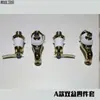 Gabinete de baño grifo estilo europeo dorado doble lavabo juego de cuatro piezas extraíble dividido combinación Lavabo grifo de tres-cuatro agujeros