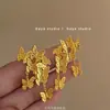 Pendientes de Flor de Gota de Diamante de Aguja Plateada Versátiles Simples de Gama Alta Pendientes de Nicho Temperamento Pendientes de Moda Wholesale Mujeres