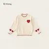 Pieza de 2.5 kgTops de otoño para niñas, suéteres de punto para niños, suéteres tipo pullover holgados para niños, capas base para bebés