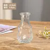 Adorno Francés Retro en Relieve Flor Pequeña Quemador de Incienso Florero para Sala de Estar Florero de Vidrio Transparente Sello