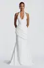 Produto Novo da Moda Feminina 2026, Vestido Longo Elegante e Sexy com Costas Nuas e Acinturado, Gola Alta, Roupas Transfronteiriças Europeias e Americanas
