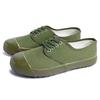 [Distribuição Automática Exclusiva] Liberation Shoes Rubber Sole Spring Single Shoes Non-slip Wear-resistant Rubber Shoes Proteção Trabalhista para Homens e Mulheres no Local
