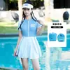 Maiô Infantil para Meninas, Maiô de Peça Única Conservador e de Alta Qualidade, Novo Modelo para Estudantes, Roupa de Banho Profissional Slimming que Cobre a Barriga para Fontes Termais