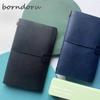 Caderno A6 Estilo Europeu Literário Exquisito Retrô para Negócios Diário de Viagem com Cordão de Amarrar Papel Kraft Japonês Coreano Personalizado