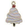 140 Desenhos animados Óleo Gota Liga Santa Elk Árvore Floco de Neve DIY Brincos Pulseira Pingente Jóias Acessórios