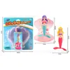Nuevo Juguete de Buceo de Verano Transfronterizo Piscina Infantil Entrenamiento Juego Agua Cabello Corto Negro Luminoso Giratorio Sirena Serpiente