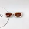 Gafas de sol de moda nuevas para niños, protección solar, gafas UV, para niños y niñas, bebé lindo, ojos de perla DIY