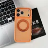 Funda de Teléfono Magnética de Color Sólido Aplicable a Apple 17ProMax Sensación de Alta Gama 16 Estilo Coreano 15 Pareja 14 Mate 13