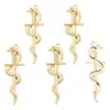 Accesorios de aleación DIY serpiente rodeando espada antigua daga colgante pulsera llavero collar pendientes colgante M104