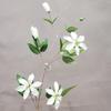 Flor artificial de primeira qualidade clematis flor artificial flor de seda única sala de estar mesa flor decorativa buquê ornamentos