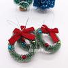Guirlandas Decorativas de Natal Transfronteiriças, Mini Guirlandas de Cânhamo, Suprimentos para Celebração de Natal, Guirlandas de Pendurar, 3-5cm