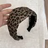 Diadema Retro Estampado de Leopardo para Mujer, Bandana Ancha para Cubrir la Línea del Cabello, Diadema para Lavarse la Cara, Fijar el Cabello, Personalidad a la Moda, Accesorios para el Cabello de Alta Calidad, Otoño