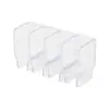 Estante de Almacenamiento Multifuncional para Montar en la Pared Soporte para Pasta de Dientes sin Perforaciones para Baño Estante de Almacenamiento para Limpiador Facial Divisor Escurridor Fijador