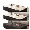 Mesa de centro negra para sala de estar, nuevo modelo 2026, lujo ligero, sensación de alta gama, mesa de centro para apartamento pequeño, rectangular para TV