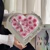 Transfronterizo Caliente Año Nuevo Día de San Valentín para Enviar a Novia Rosa de Flor Eterna Corazón Señal Caja de Flores de Amor Portátil Venta al por Mayor