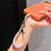 Cable de teléfono elástico colorido cordón para teléfono móvil muñeca llavero corto bolsa colgante resistente anti-pérdida estilo ins nuevo