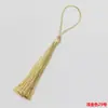 Accesorios para el Cabello con Flecos de Borla, Marcadores de Libros de Bola de Borla, Abanicos Pequeños de Ropa 100% Seda/95% Seda, y Decoraciones Colgantes