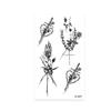 Adesivos de Tatuagem Pequenos Frescos Impermeáveis Coloridos Pretos 1000 Várias Imagens Animais Flores Geométricos Letras Podem Ser Combinados com Qualquer Combinação