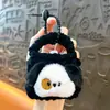Bolsa de Monedas Creativa de Ganchillo con Forma de Flor Llavero Exquisita Linda Funda para Auriculares Bolsa de Almacenamiento Colgante Regalo Venta al por Mayor