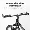 Espelho Retrovisor de Bicicleta Plug de Guidão Dobrável Espelho Refletivo Plug de Guidão de Estrada Ajustável Espelho Retrovisor Equipamento de Ciclismo