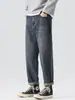 Ropa de Hombre Fengshe / 2026 Otoño-Invierno Novedad para Hombre Estilo Japonés Holgados Jeans Retro Cónicos Ligeramente Acampanados Pantalones de Mezclilla
