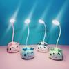 Ano do Boi animal de desenho animado bezerro fofo mini luminária de mesa LED recarregável por USB luz noturna de atmosfera presente para estudante personalização de logotipo