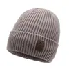 Gorro de Invierno Tejido para Hombre, Forrado de Felpa, Engrosado, Cálido Gorro de Lana, Gorro de Algodón, Gorro para Clima Frío, Gorro para la Cabeza, Estilo Invernal
