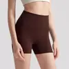 Pantalones de Yoga Sin Ropa Interior, Cintura Alta, Levanta Glúteos, Adelgazantes, Entrepierna Antibacteriana, Pantalones Cortos Deportivos de Pilates de Verano, Pantalones Tres Cuartos de Fitness para Mujer