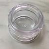 Fornecimento de fábrica 75g lata transparente garrafa plástica garrafa plástica garrafa de cristal garrafa transparente capacidade de 15 ml