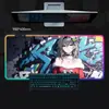 Fábrica Fonte Colorido RGB Graffiti Parede Fundo Menina-Temático Luminoso Mouse Pad Grande Teclado Pad Antiderrapante Mesa Mat