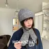 Chapéu de Lã com Abas de Orelha Bicolor Estilo Coreano Chapéu de Bolinhas Coloridas Outono Inverno Quente Versátil Chapéu Lei Feng para Mulheres