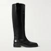 Estilo Europeu e Americano Outono e Inverno 2023 Botas de Salto Baixo Salto Grosso Salto Alto Tamanho Grande Botas Femininas Moda Sapatos Femininos Botas de Cavaleiro Sapatos Femininos